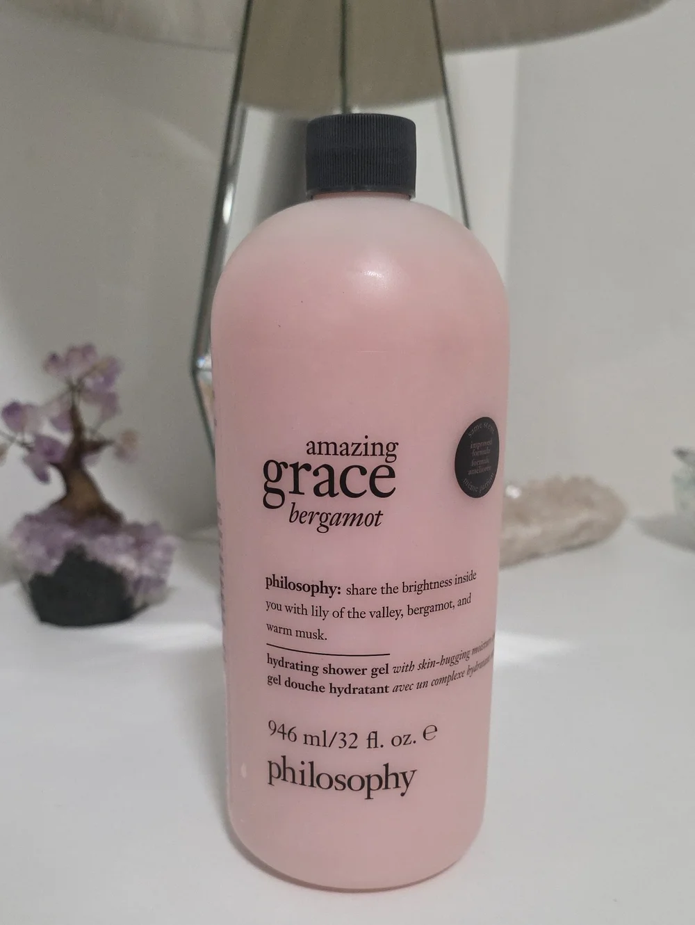 Philosophy Amazing Grace Bergamot Hydrating Shower Gel 32 oz JUMBO SZ